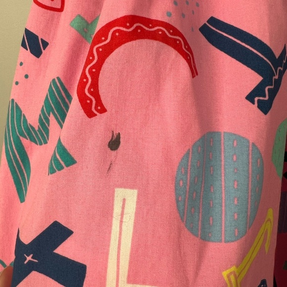 Eleanor Rose Dress School Letters AOP Girls Size 14-16 - Picture 7 of 7